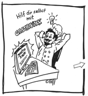zufrieden gastro mit bier