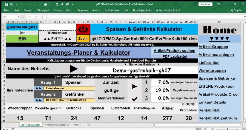 gastrokalk Programm Preise