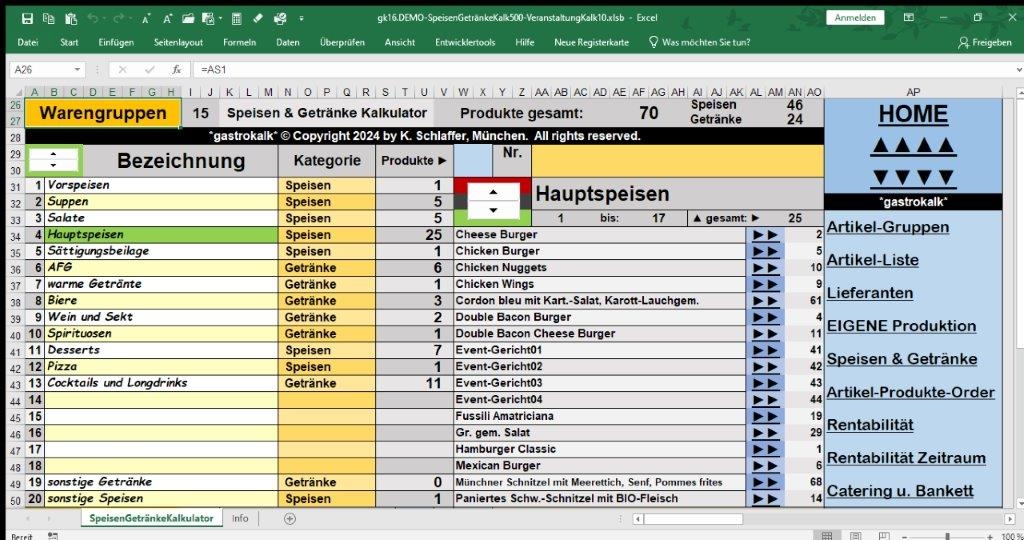 gastrokalk Programm Preise